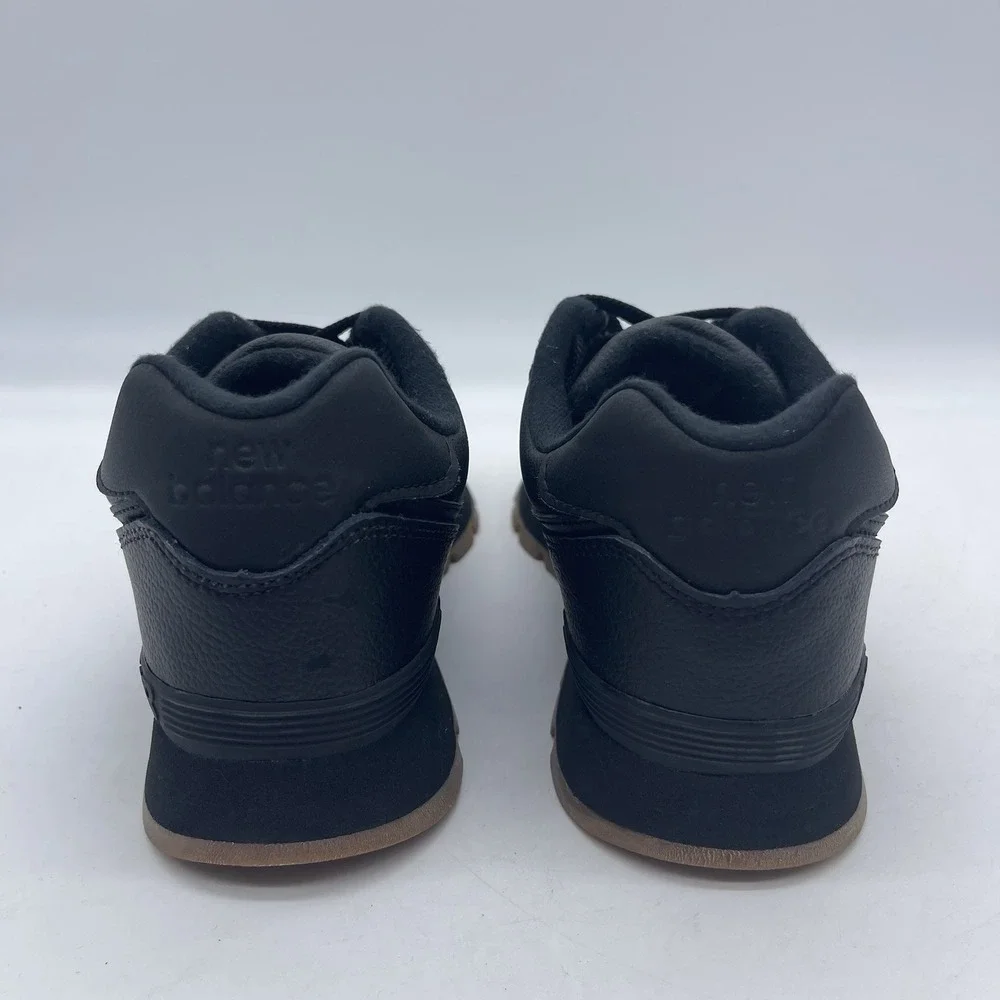 New Balance 574 Classic GC574DFN Kids' Size 6 Running Shoes Black Gum Sneakers
